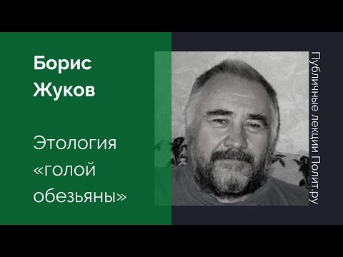 Видео: Борис Жуков. Этология «голой обезьяны»