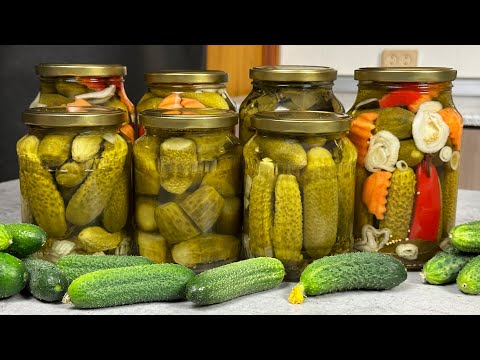 Видео: Огурцов заготавливаю по 100 банок на зиму: 5 самых лучших рецептов  от канала "Сейчас Приготовим!"