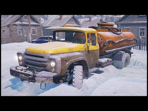 Видео: ГЛУБОКИЙ СНЕГ! Кто ПРОЕДЕТ В ДЕРЕВНЮ? - SnowRunner