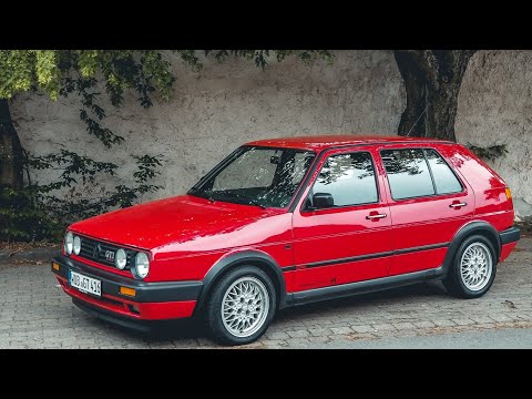 Видео: Прокатился на оригинальном Golf GTI II. Тест легенды