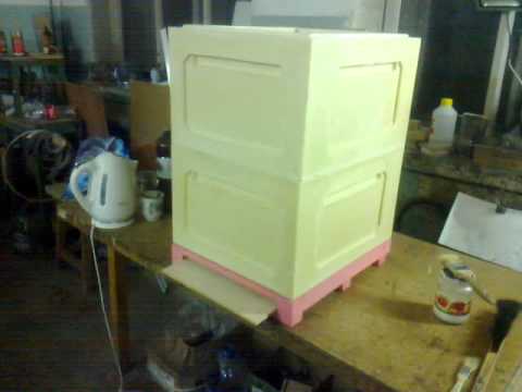 Видео: Изготовление ульев из ППУ 3 часть . Пчеловождение .