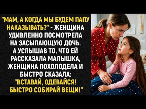Видео: Мам, а когда мы будем папу наказывать   женщина удивленно посмотрела на засыпающую дочь