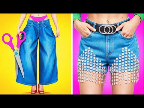 Видео: Идеальный DIY для модниц! 👗✨ Крутые образы и преображения | 123 GO! Лайфхаки и поделки