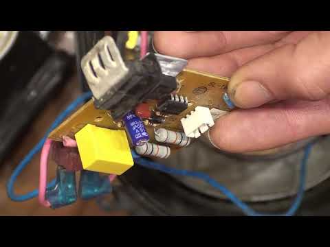 Видео: Ремонт пылесоса Электролюкс. Дергается мотор при включении.