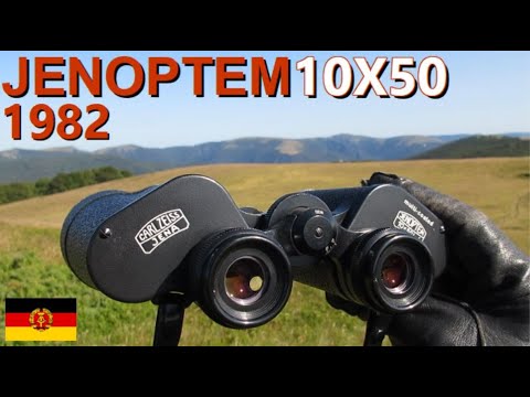 Видео: Carl Zeiss Jenoptem 10x50 (1982) | Binoculars | Fernglas | бинокль