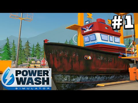 Видео: PowerWash Simulator - Мойка Корабля #1