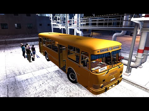 Видео: Euro Truck Simulator 2 Лиаз 677м Утренний рейс