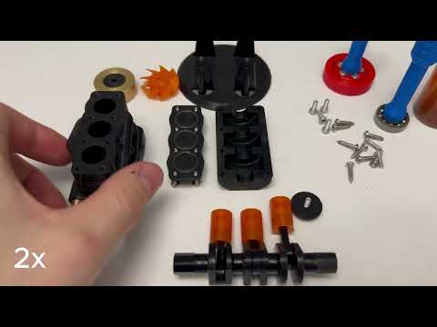 Видео: Без клапанный воздушный двигатель на 3D принтере!