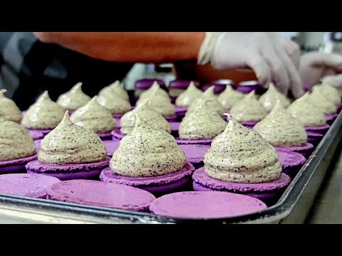 Видео: (Полная версия.) Изготовление макарон (молоко, печенье, сладкий картофель, ваниль)