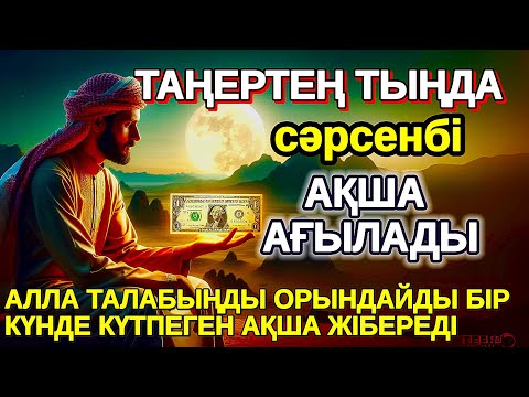 Видео: Тыңда Өте күшті дұға сәрсенбі, Алла бір күнде ойламаған ақша байлық жібереді, Қарыздан Құтылып