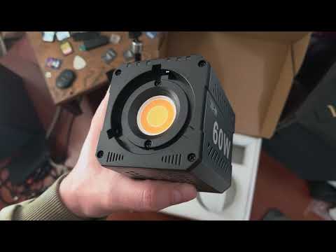 Видео: Розпаковка ZU60 COB photography light. Світло за 1770 грн 