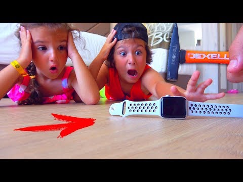 Видео: Камиль РАЗБИЛ ЧАСЫ! Аминка ВСЕ ИСПОРТИЛА! Для Детей kids children