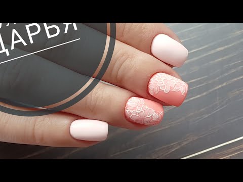 Видео: Достраиваем углы ногтей стекловолокном/Нежный дизайн на коротких ногтях/Укрепление ногтей/Шулунова Д