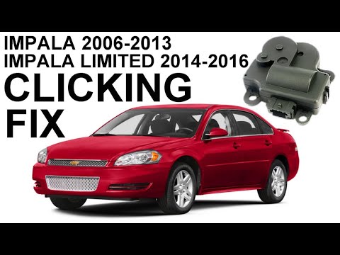 Видео: Замена привода заслонки смесителя HVAC для Chevrolet Impala 2006–2013 гг. и Impala 2014–2016 гг. ...