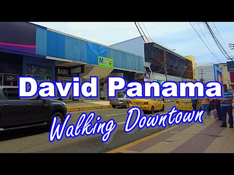 Видео: Прогулка по центру города Дэвид, Панама