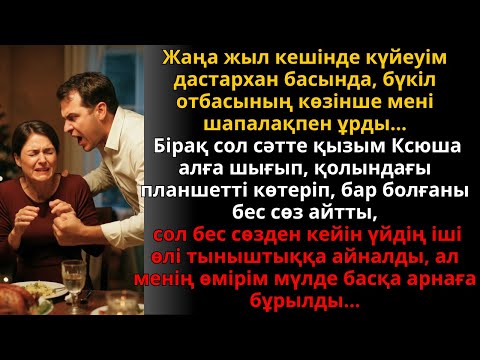 Видео: жаңа жыл түні күйеуім ұрды, ал қызымның 5 сөзі бәрін өзгертті | Ешкім естімеген әңгіме