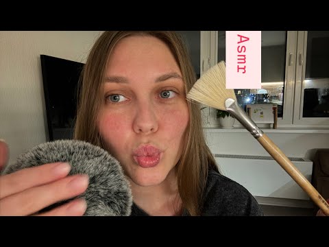 Видео: Asmr звуки рта | ветрозащита | кисточка 🍓