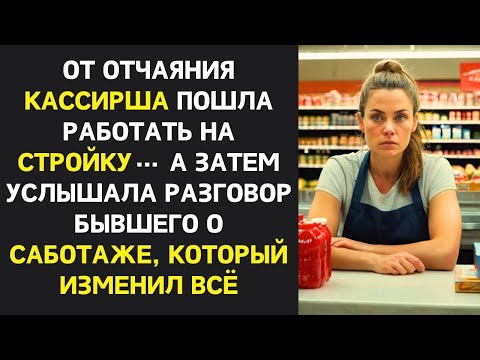 Видео: Кассирша пошла работать на стройку А затем услышала разговор бывшего о саботаже который изменил все…