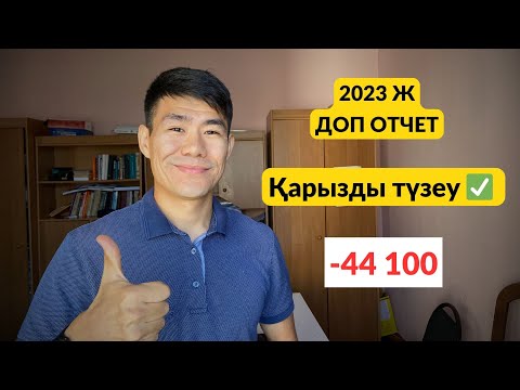 Видео: 2023 жылғы салық бойынша отчетты түзеу доп отчет