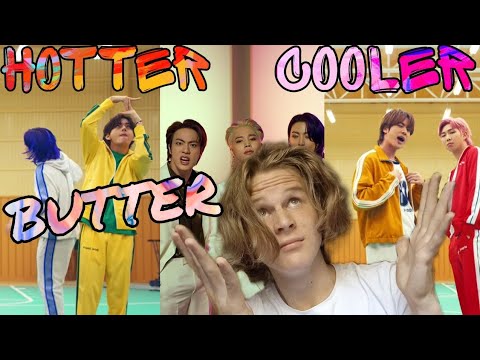 Видео: BTS - 'Butter' (Hotter + Cooler) Remix РЕАКЦИЯ! | СМОТРИМ ОБЕ ВЕРСИИ МАСЛА 🧈🔥