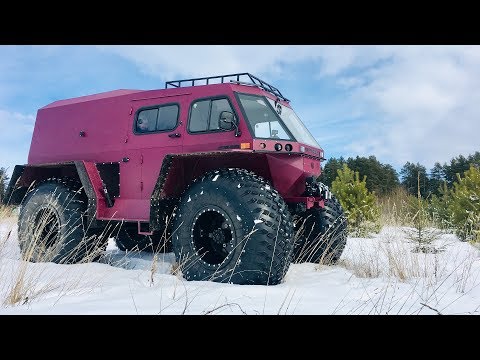 Видео: Дизельный вездеход "ЛЕСНИК ПРОФИ" из Вологды. Интервью. Знакомство. Выезд.