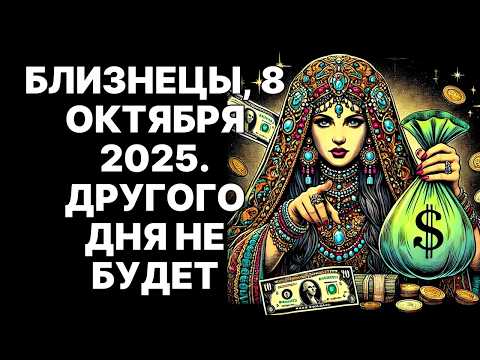 Видео: 🔴08 ОКТЯБРЯ 2025❗ КОСМОС СТИРАЕТ ВАШ КОД БЕДНОСТИ 😲БЛИЗНЕЦЫ♊ ПОДГОТОВКА НАЧАЛАСЬ😲❗