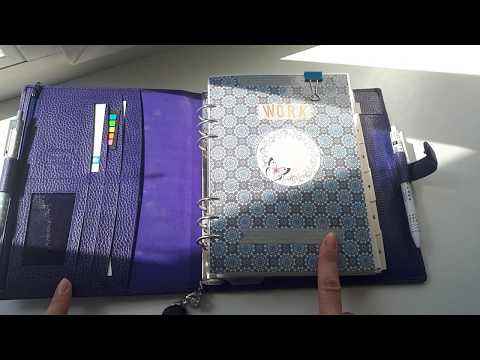 Видео: Мое планирование рабочих дел в органайзере FILOFAX