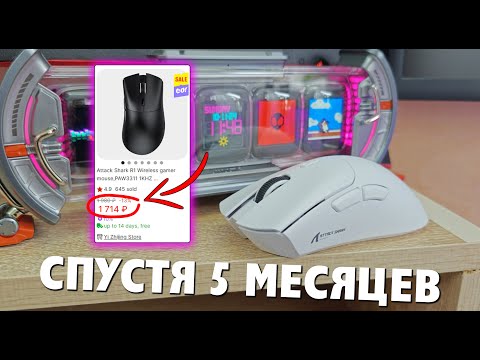 Видео: Прошло 5 месяцев с мышкой дешевле 20 ДОЛЛАРОВ | Attack Shark R1