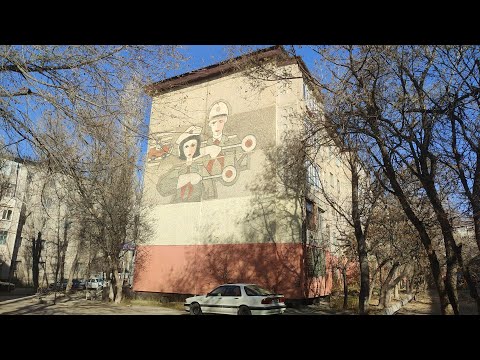 Видео: Тараз(Джамбул) Обзор всего 8-го микрорайона