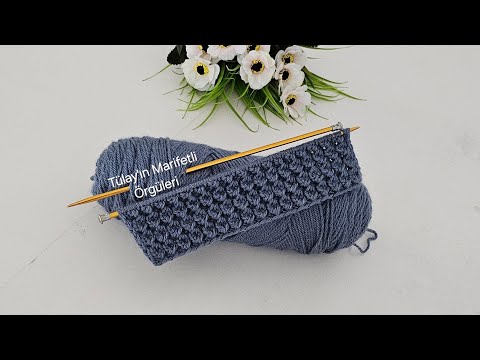 Видео: WOW🧶Простой узор для вязания жилета, свитера, шали, кардигана и шарфа, берета