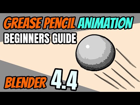 Видео: Grease Pencil: простая анимация для начинающих — Blender 4.4