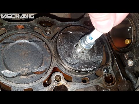 Видео: Жесть на СТО. #103 Детонация разрушила поршень!!! Приколы на СТО!