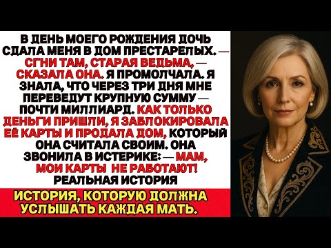 Видео: В день рождения дочь сдала меня в дом престарелых. «Ты мне не мать!» — сказала она. А потом узнала…