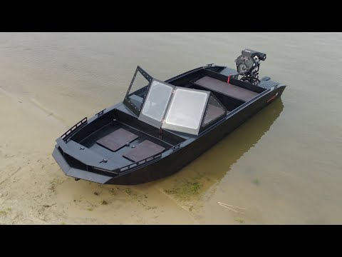 Видео: Литровый мотор болотоход и обзор лодки GOONCH 500 fish m