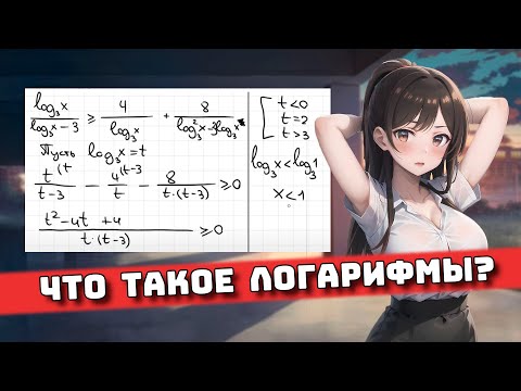 Видео: Что такое Логарифмы? 11 класс, для Чайников