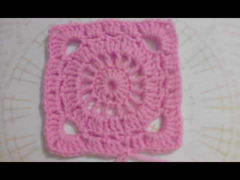 Видео: КВАДРАТНЫЙ МОТИВ №2 КРЮЧКОМ.МАСТЕР КЛАСС.