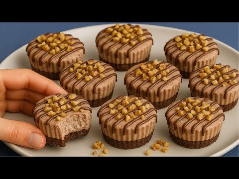 Видео: Лучший десерт без выпечки, который я когда-либо ела! Простой рецепт мини-чизкейков за 10 минут!