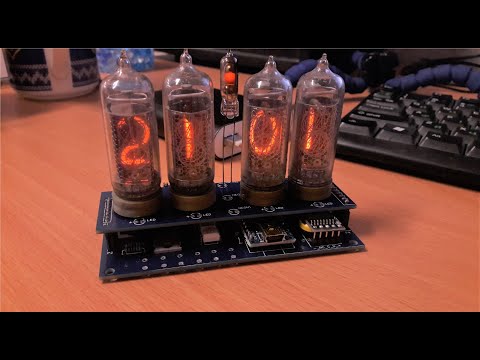 Видео: Собираем часы на газоразрядных индикаторах ИН-14. NIXIE clock