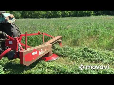 Видео: Уборка люцерны , косилка Лисицки 1,65