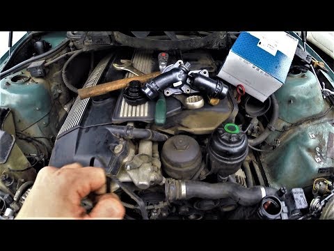 Видео: BMW E46 M54 не греет печка ! Замена помпы и термостата ! Ч3
