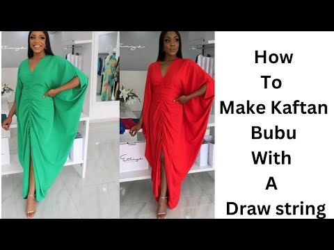 Видео: Как сделать кафтан бубу с завязками