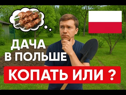 Видео: ДАЧА В ПОЛЬШЕ. КОПАТЬ ИЛИ ?
