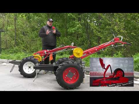 Видео: Потужний безмоторний комплект "Вепр 151" до мотоблока "ЗАРЯ 151-15-к.с.".