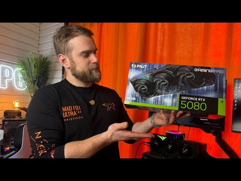 Видео: Видеокарта за 180.000 рублей  Palit GeForce RTX 5080 GamingPro