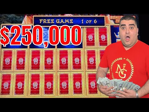 Видео: 💥 $250 000 на ОДИН слот Dragon Link в Лас-Вегасе — безумный экшен с высокими лимитами!