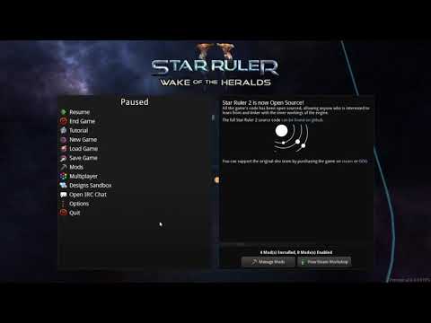 Видео: Star Ruler 2 Начинаем вспоминать как играть