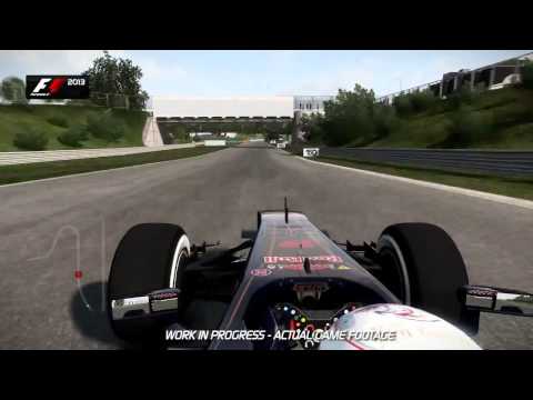 Видео: F1 2013 — круг по трассе Хунгароринг