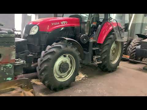 Видео: #YTO_X1204 с воздушным фильтром от МТЗ-1221