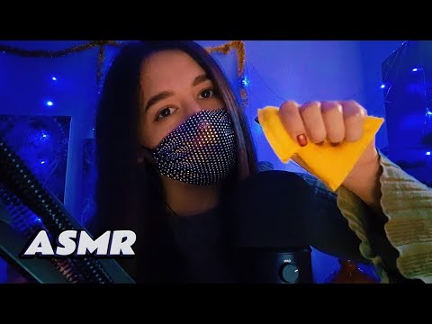 Видео: АСМР Дуже інтенсивні та розслаблюючі тригери| Скратчинг, Пензлик по мікрофону, Рушник👾