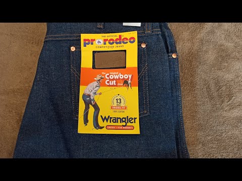 Видео: Джинсы  Wrangler 13MWZ